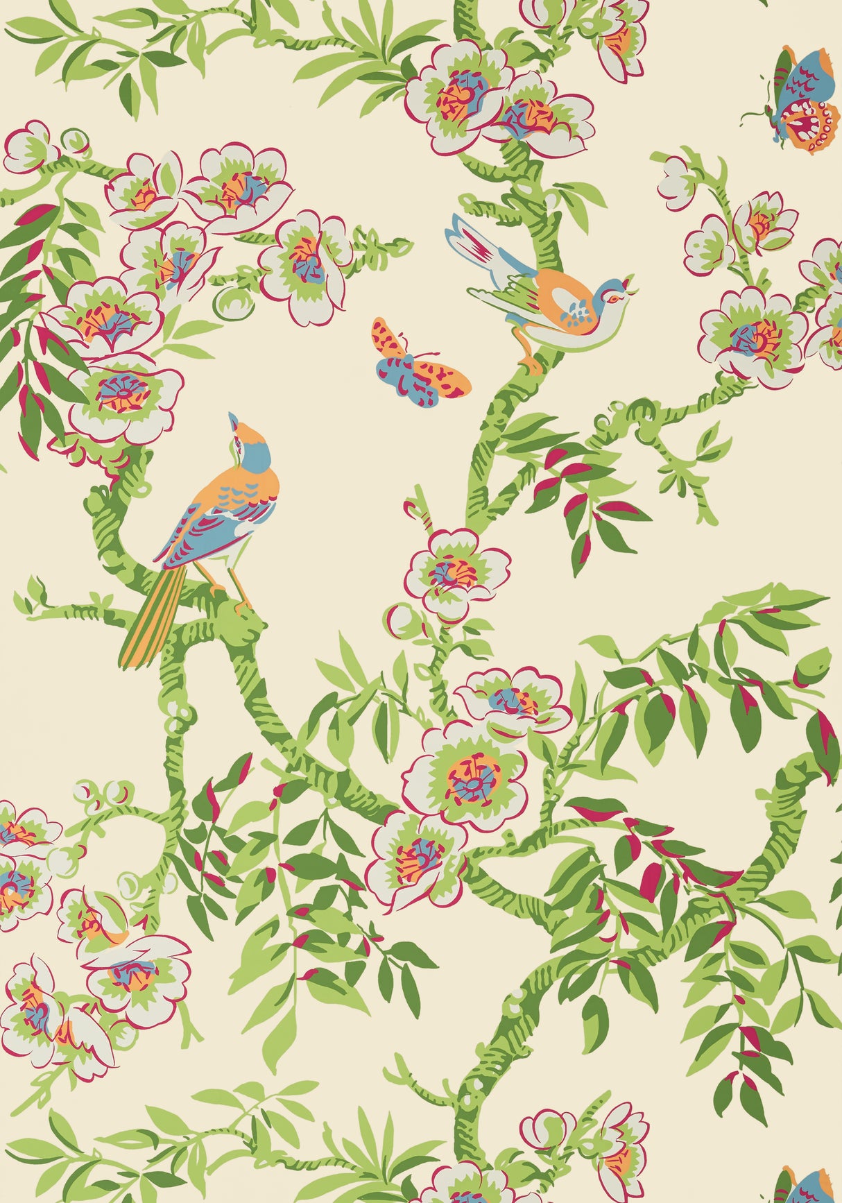 Thibaut T20847 YUKIO Cream Wallpaper