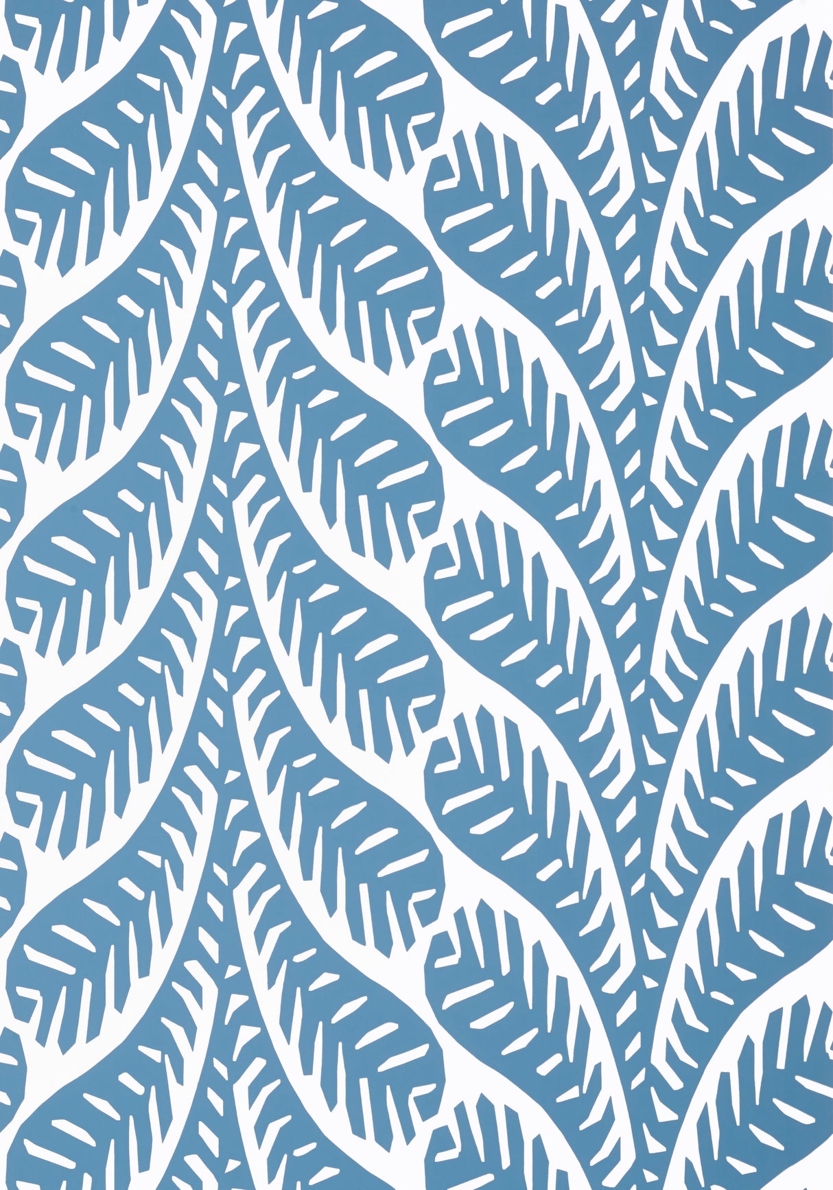 Thibaut T20848 GINGER Blue Wallpaper