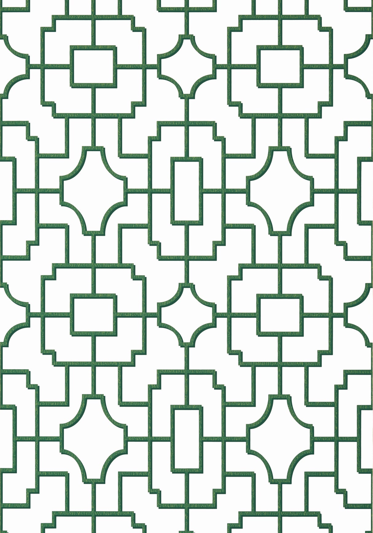 Thibaut T20868 FRETWORK Green Wallpaper