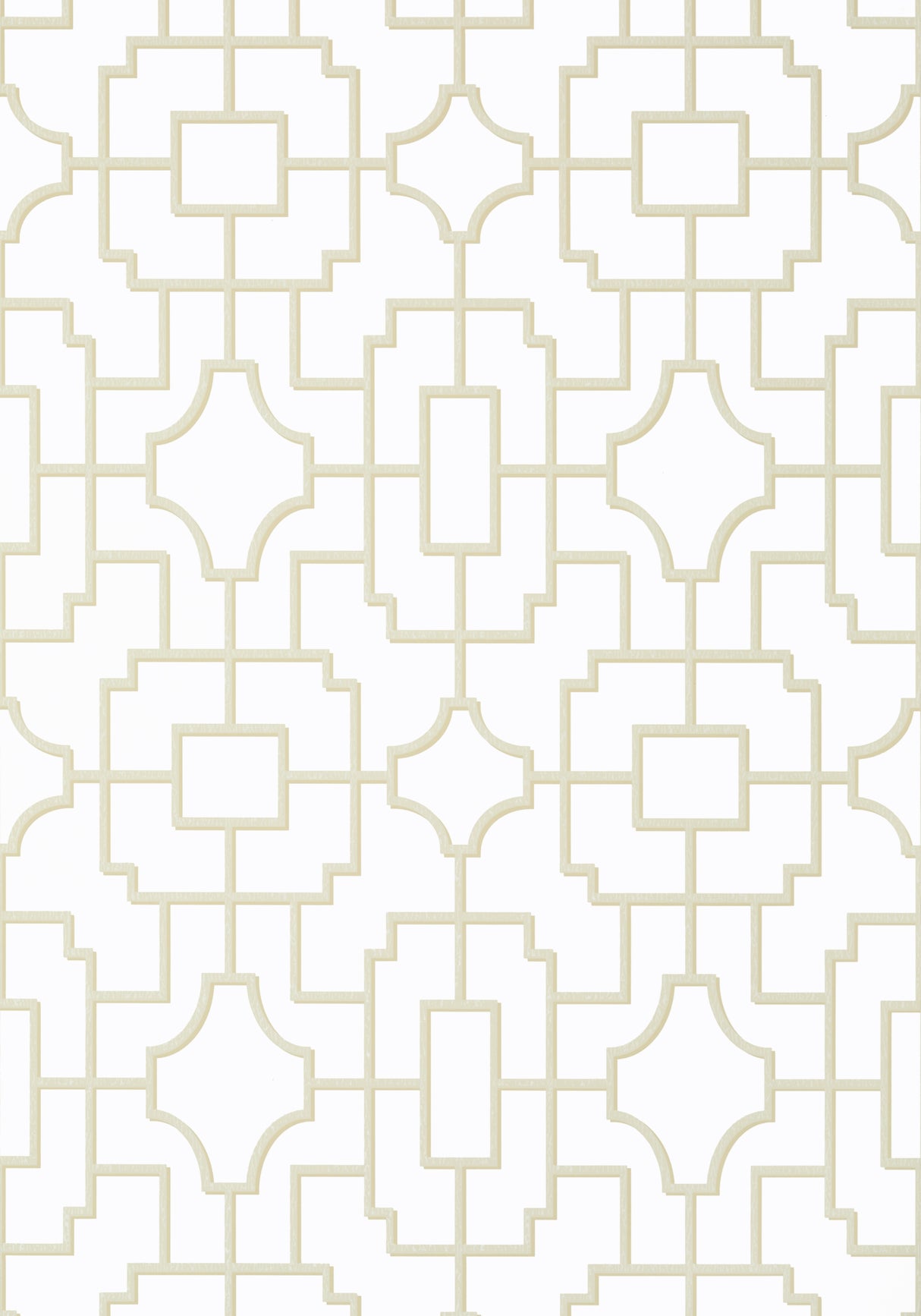 Thibaut T20870 FRETWORK Beige Wallpaper