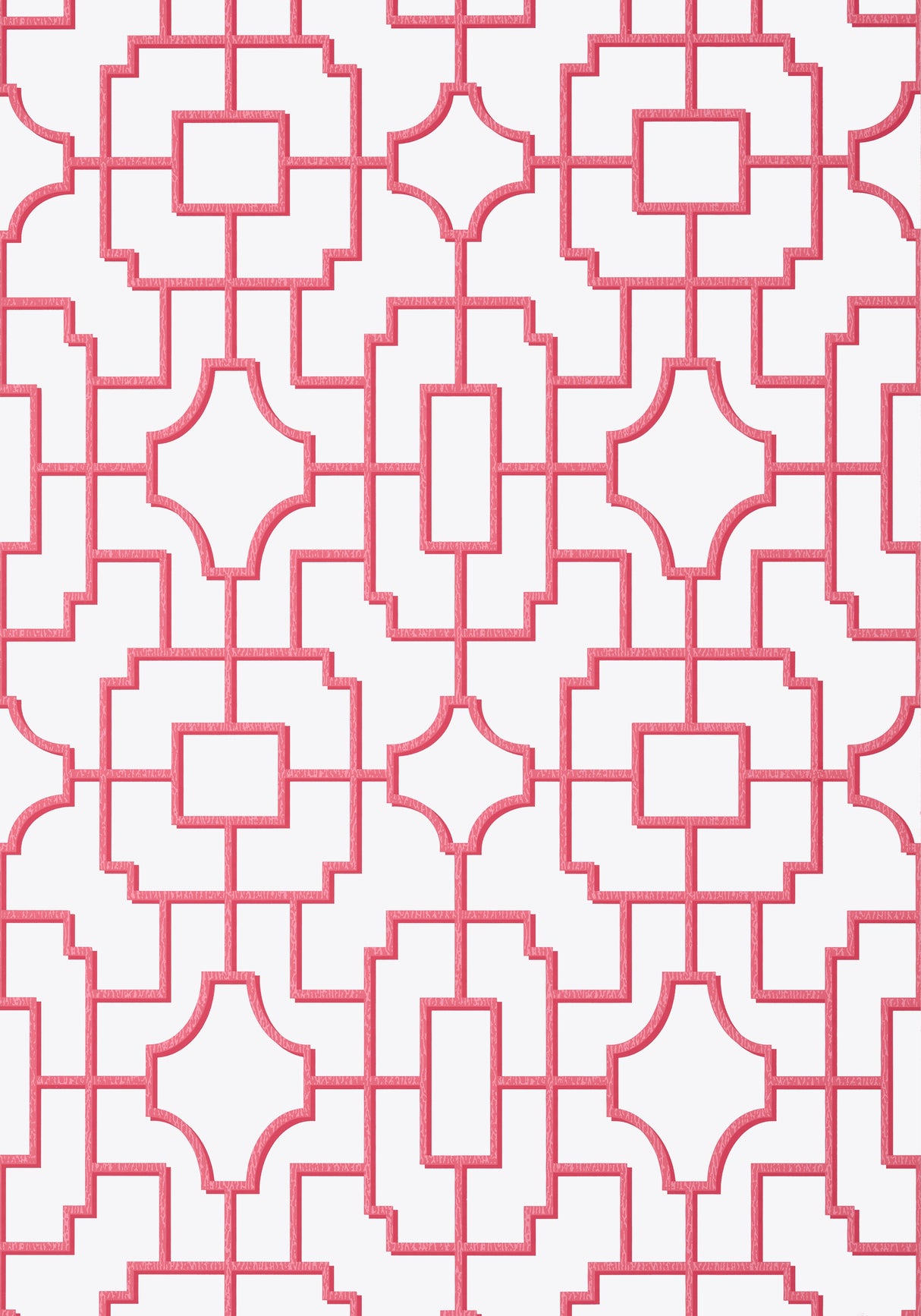 Thibaut T20872 FRETWORK Pink Wallpaper