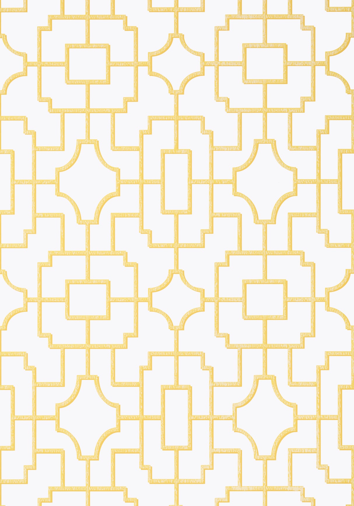 Thibaut T20873 FRETWORK Yellow Wallpaper