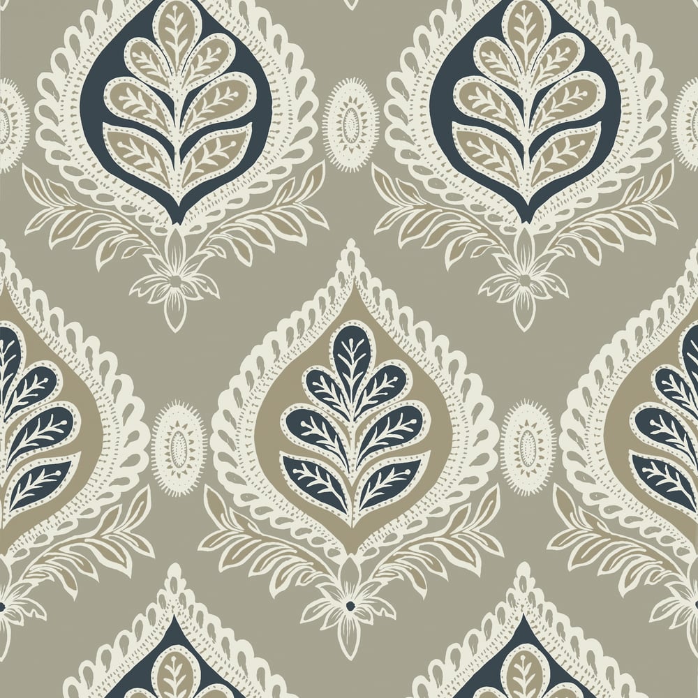 Thibaut T24318 MIDLAND Grey Wallpaper
