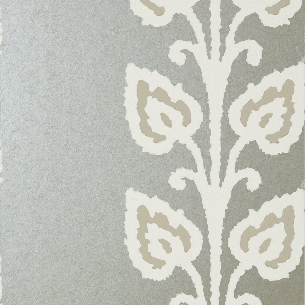 Thibaut T24365 TEMECULA Silver Wallpaper