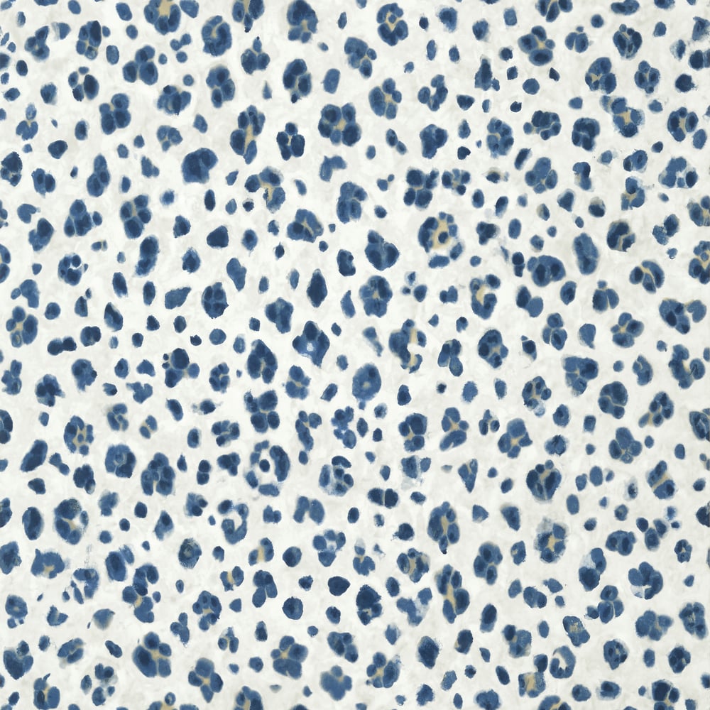 Thibaut T24381 PANTHERA Navy Wallpaper
