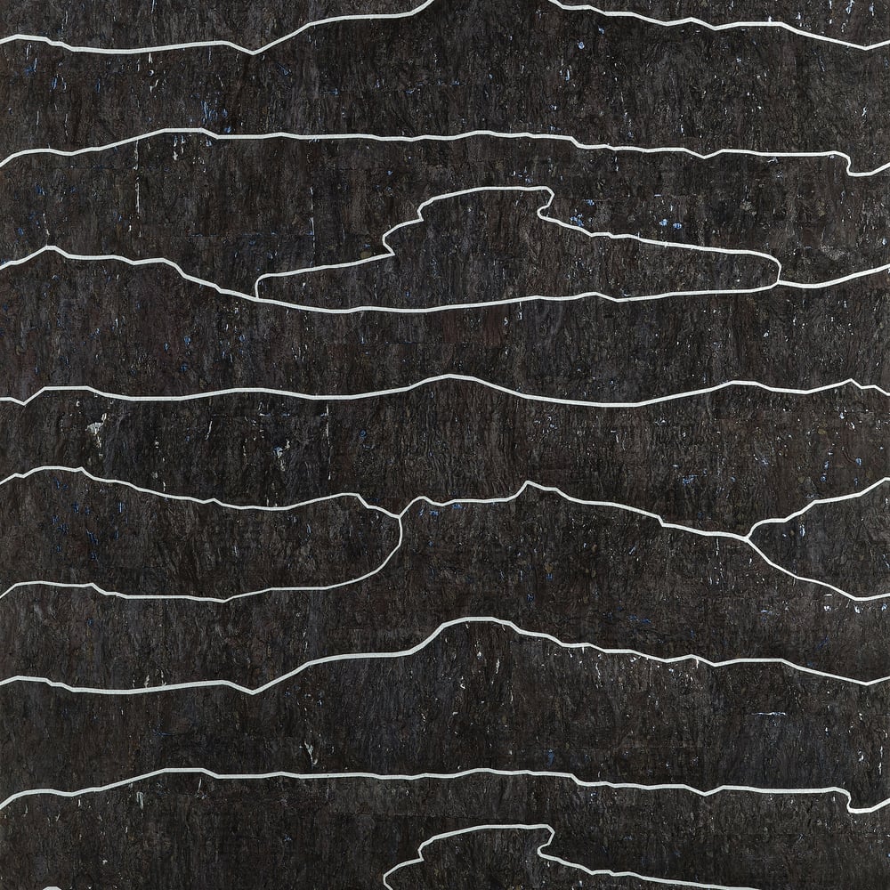 Thibaut CLOUD MOSAIC T24406 in Black Silver Wallpaper - YUTO