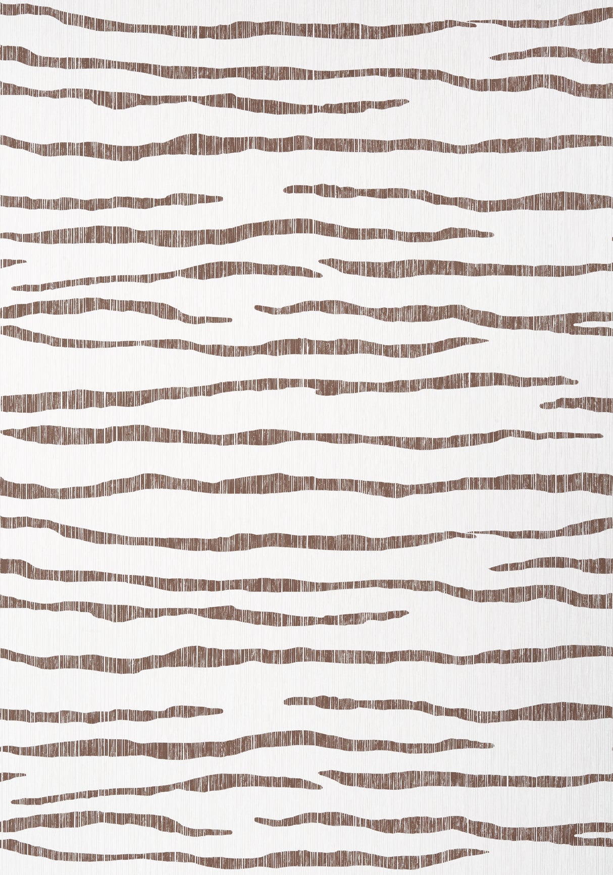 Thibaut T27051 SAVANNA Brown and White Wallpaper