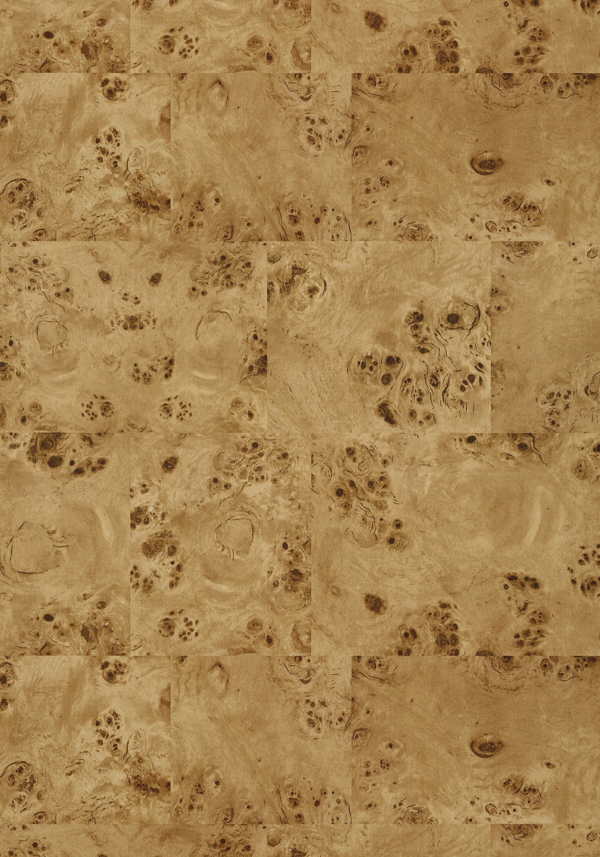 Thibaut T272 BURLWOOD BLOCK Natural Wallpaper