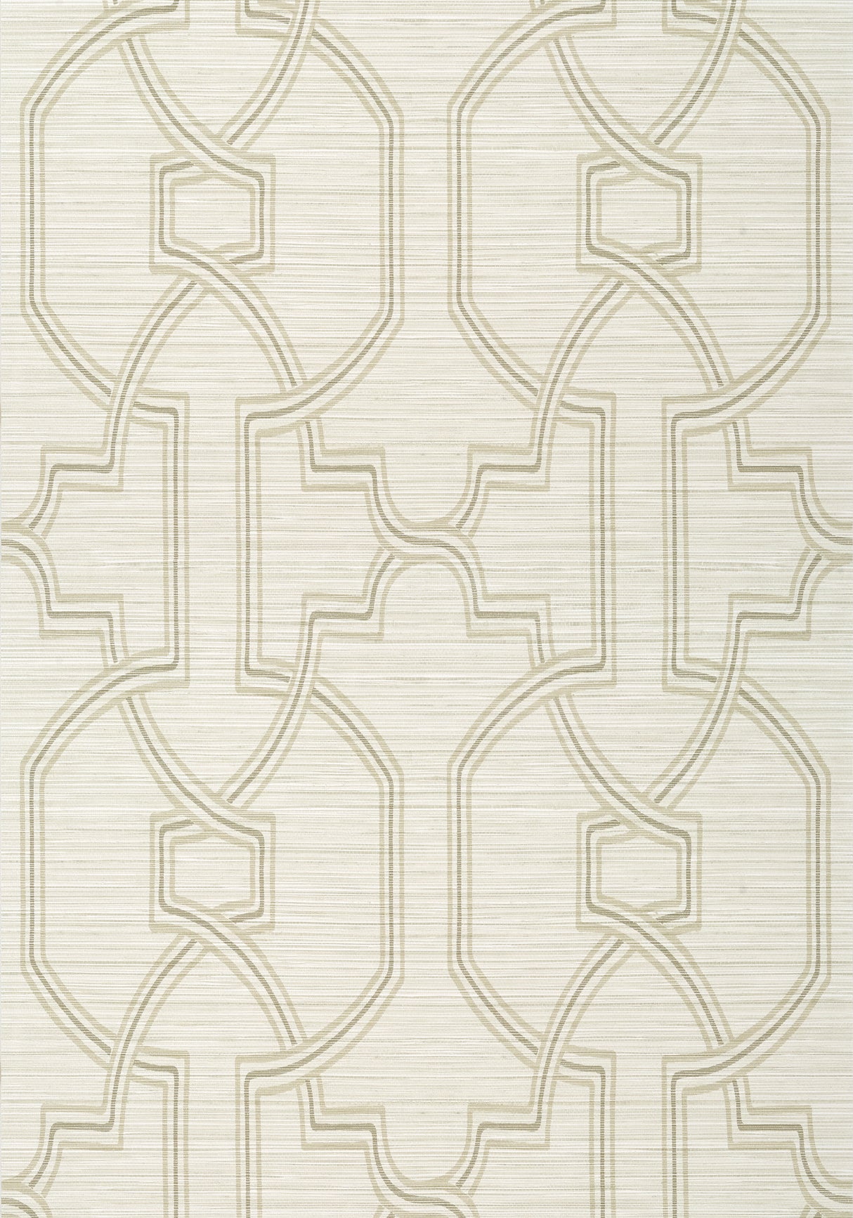 Thibaut T275 PROMENADE Beige Wallpaper