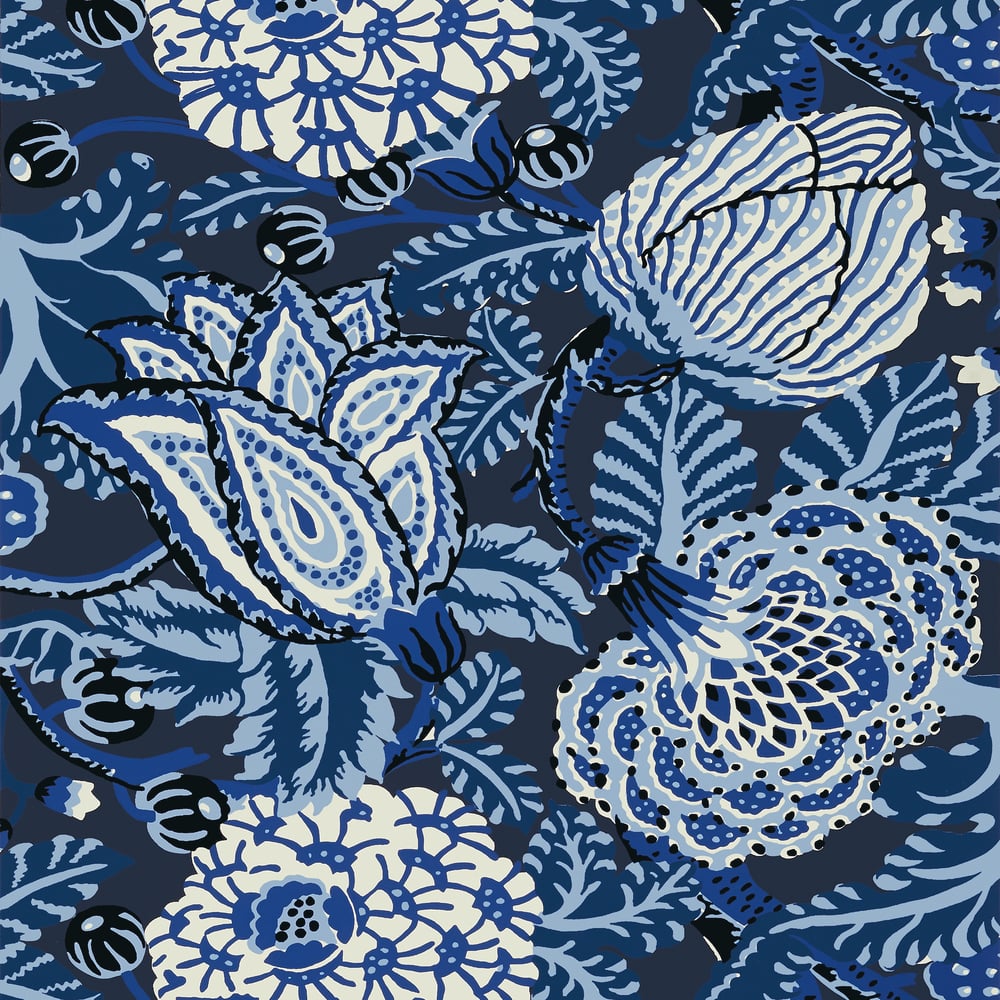 Thibaut MITFORD T2943 in Navy Wallpaper - Paramount
