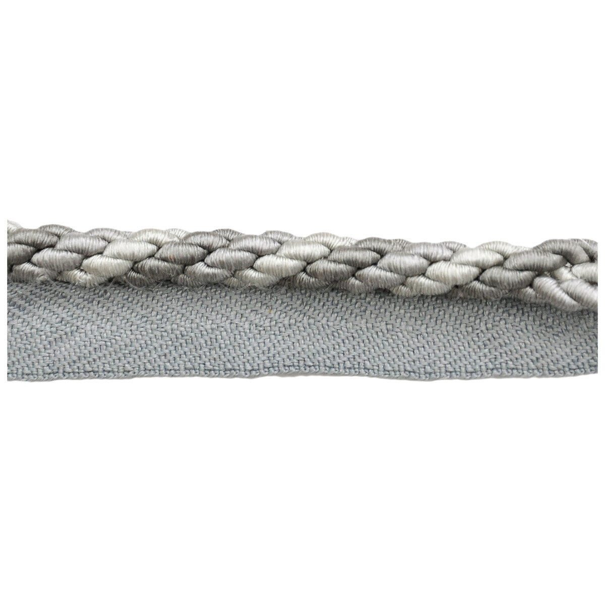 KRAVET COUTURE T30560.11.0 TONAL CORD GREY FROST TRIM - Eade's Wallpaper