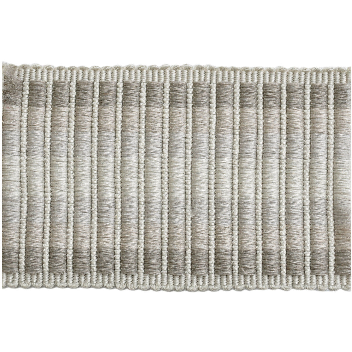 KRAVET DESIGN T30561.11.0 OTTOMAN BAND GREY FROST TRIM - Eade's Wallpaper