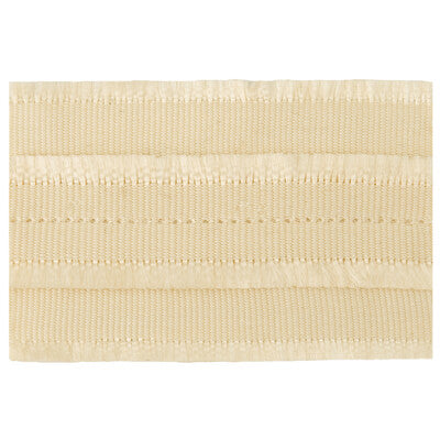 KRAVET COUTURE T30564.16.0 FRINGED BORDER CHAMPAGNE TRIM - Eade's Wallpaper