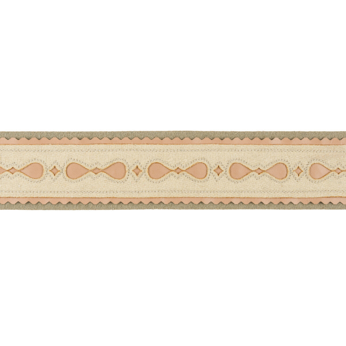 KRAVET COUTURE T30718.30.0 TYROLEAN BAND FAWN TRIM - Eade's Wallpaper