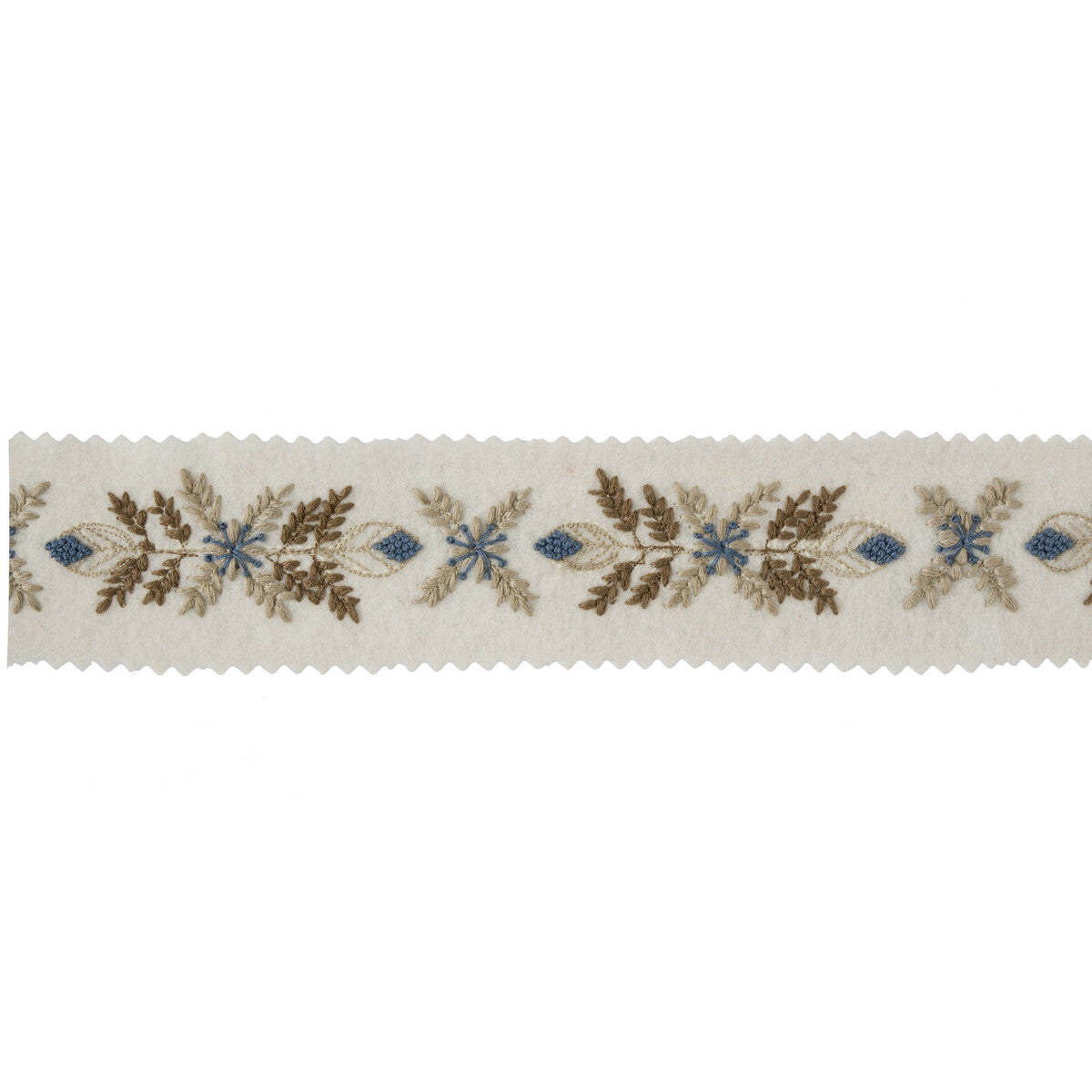 KRAVET COUTURE T30731.515.0 EDELWEISS BLUE HERON TRIM - Eade's Wallpaper
