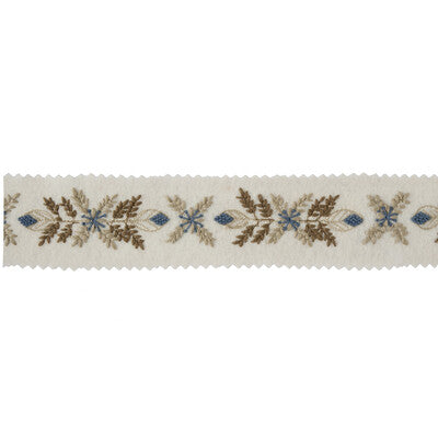 KRAVET COUTURE T30731.515.0 EDELWEISS BLUE HERON TRIM - Eade's Wallpaper