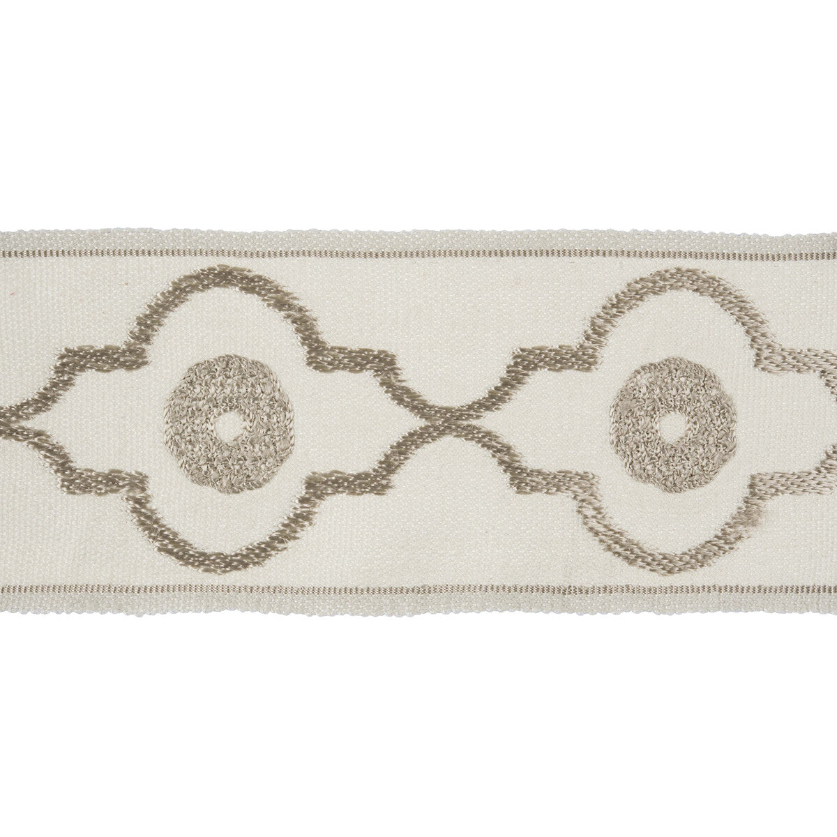 KRAVET DESIGN T30745.11.0 OGEE CHAIN DOVE TRIM - Eade's Wallpaper