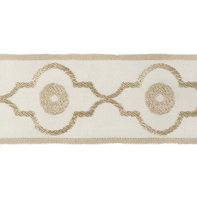 KRAVET DESIGN T30745.16.0 OGEE CHAIN CREAM TRIM - Eade's Wallpaper