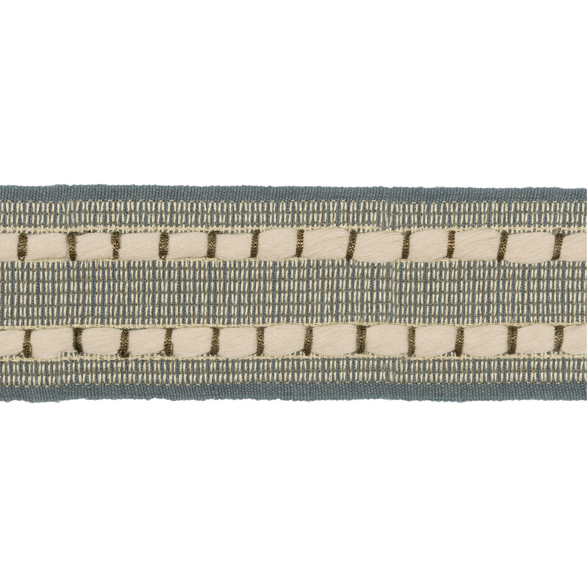 KRAVET DESIGN T30750.511.0 RAMBLE TAPE INDIGO TRIM - Eade's Wallpaper