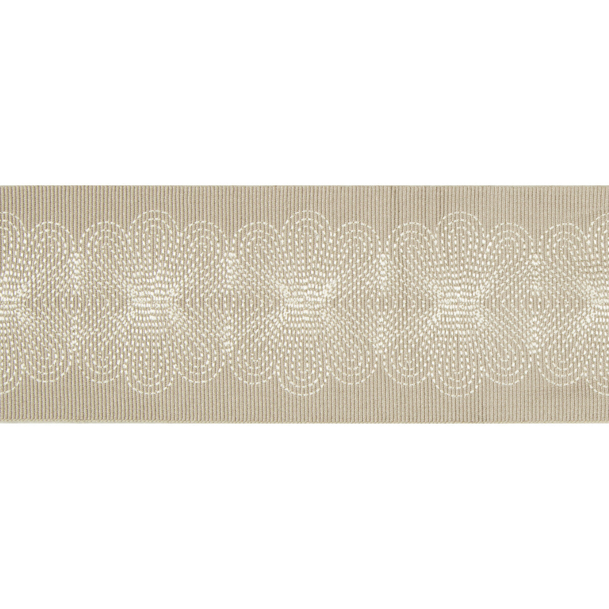 KRAVET DESIGN T30763.106.0 FLOWER STITCH LINEN TRIM - Eade's Wallpaper