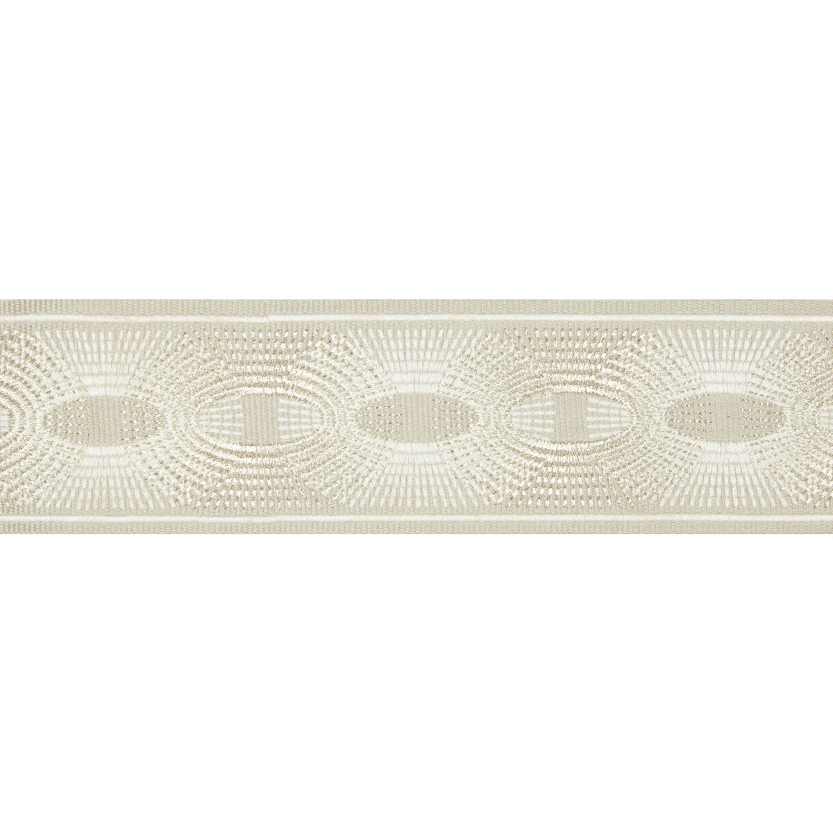KRAVET DESIGN T30766.11.0 DECO RAYS SOFT GREY TRIM - Eade's Wallpaper