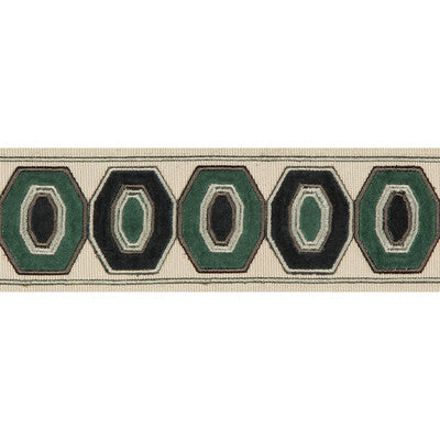 KRAVET DESIGN T30772.1153.0 GEODEX TEAL TRIM - Eade's Wallpaper