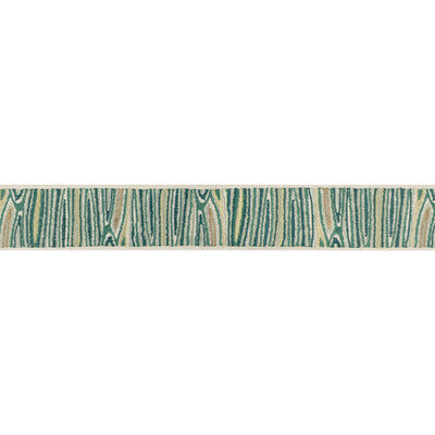 KRAVET DESIGN T30775.355.0 WOODSIDE TEAL TRIM - Eade's Wallpaper
