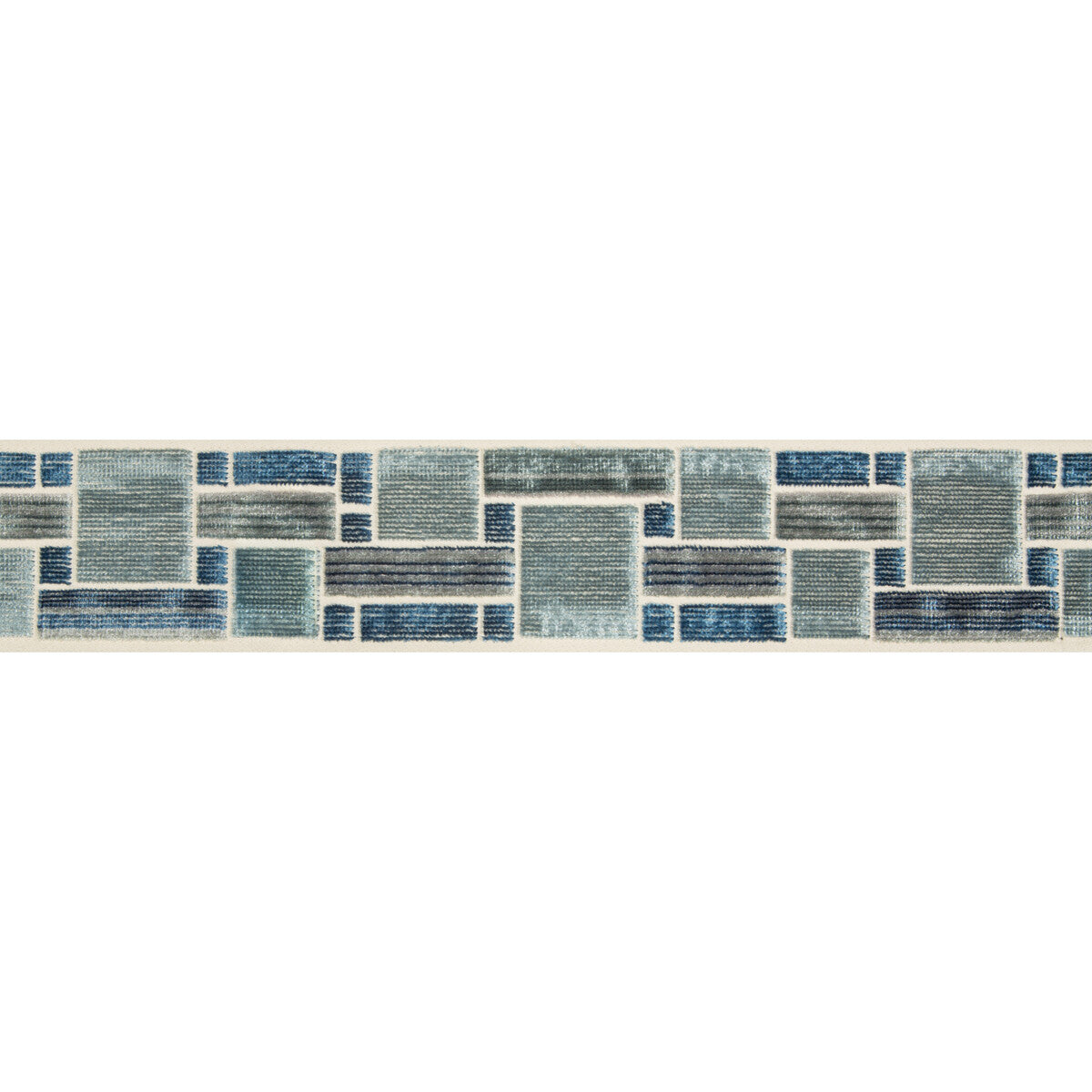 KRAVET DESIGN T30780.515.0 BRICK PATH SLATE TRIM - Eade's Wallpaper