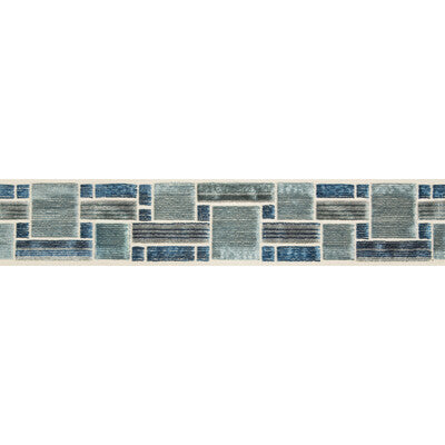 KRAVET DESIGN T30780.515.0 BRICK PATH SLATE TRIM - Eade's Wallpaper
