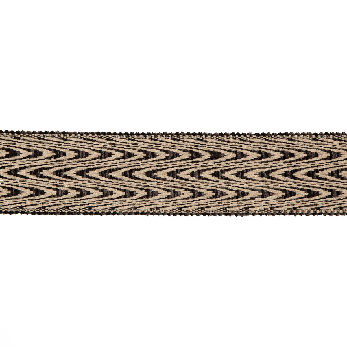 KRAVET COUTURE T30820.816.0 ONDE CHARCOAL TRIM - Eade's Wallpaper