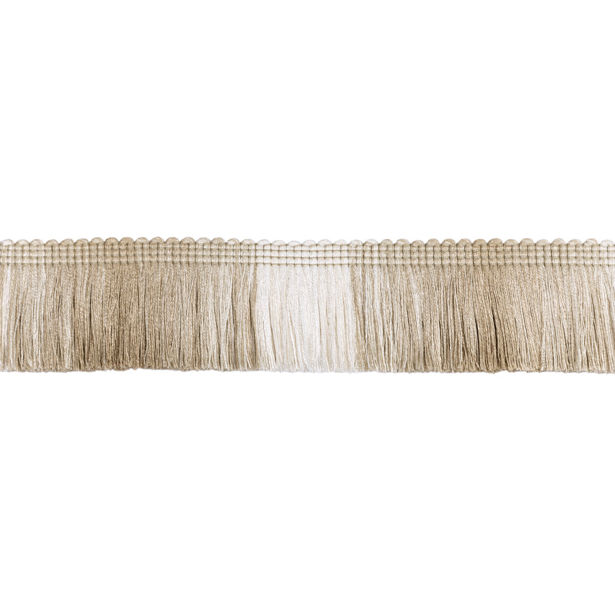 KRAVET COUTURE T30824.16.0 DAINTREE FRINGE IVORY/NATURAL TRIM - Eade's Wallpaper