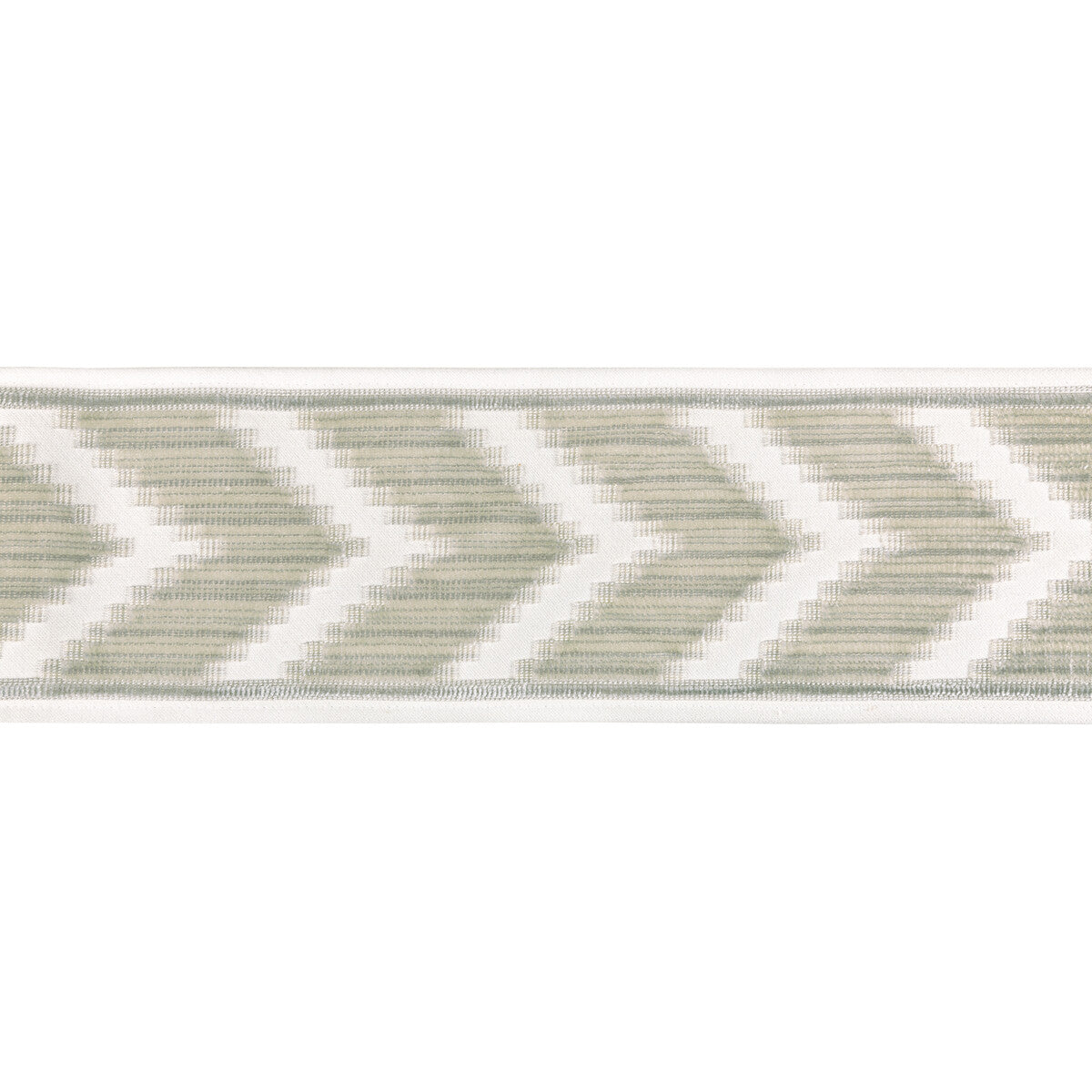 KRAVET COUTURE T30828.11.0 CHEVRON VELVET TAPE STONE TRIM - Eade's Wallpaper