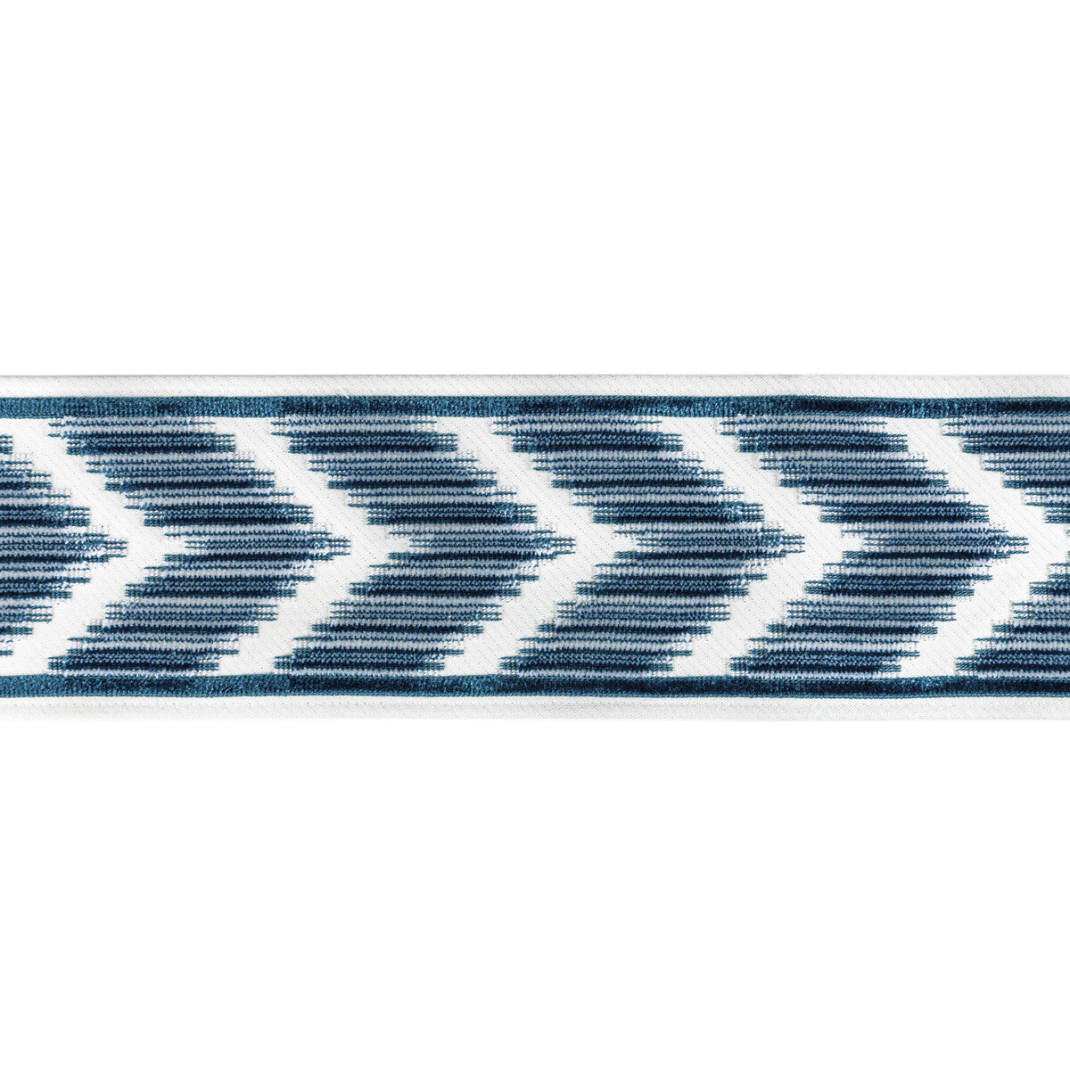 KRAVET COUTURE T30828.50.0 CHEVRON VELVET TAPE INK TRIM - Eade's Wallpaper