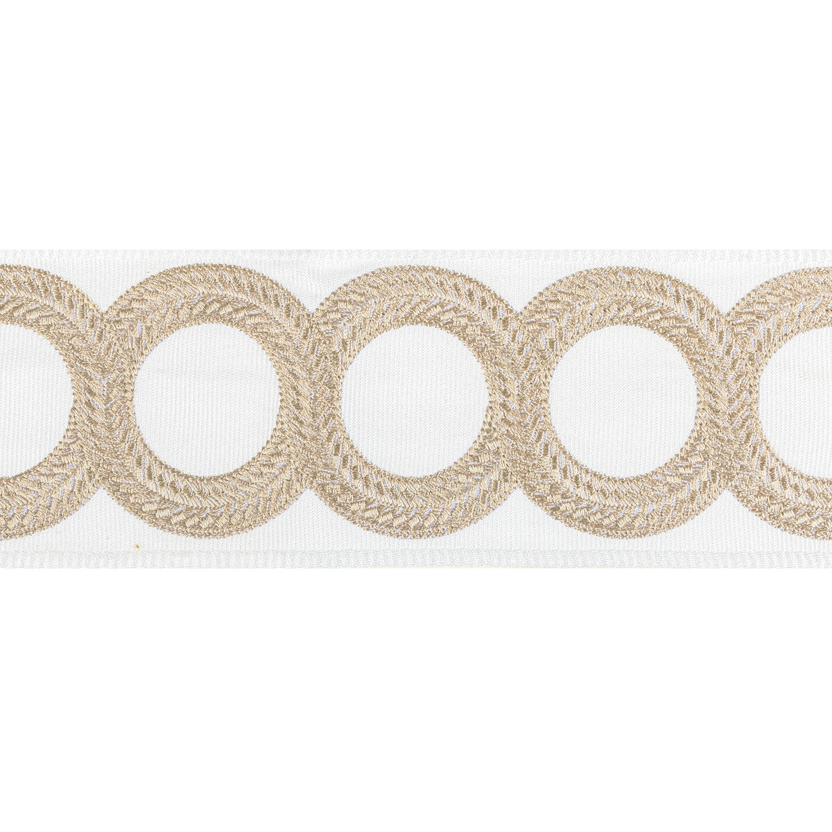 KRAVET COUTURE T30829.416.0 LOOPED TAPE GOLD TRIM - Eade's Wallpaper