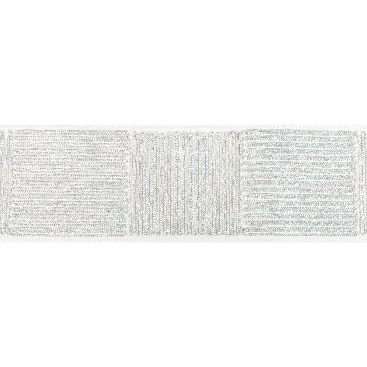 KRAVET COUTURE T30831.11.0 LATITUDE TAPE SILVER TRIM - Eade's Wallpaper
