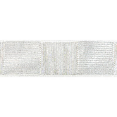 KRAVET COUTURE T30831.11.0 LATITUDE TAPE SILVER TRIM - Eade's Wallpaper