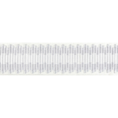 KRAVET COUTURE T30834.11.0 HORIZONS TAPE SILVER TRIM - Eade's Wallpaper