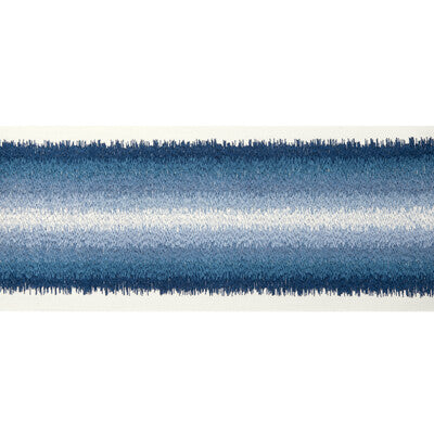 KRAVET COUTURE T30838.550.0 OMBRE WIDE TAPE INDIGO TRIM - Eade's Wallpaper