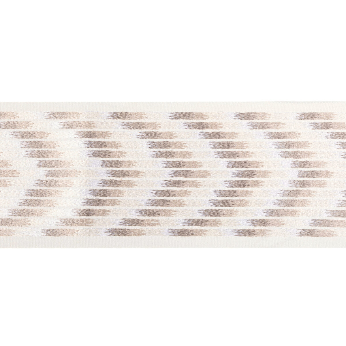 KRAVET COUTURE T30839.1611.0 CHEVRON WIDE TAPE STONE TRIM - Eade's Wallpaper