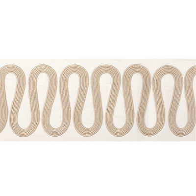 KRAVET COUTURE T30840.416.0 WIGGLE WIDE TAPE GOLD TRIM - Eade's Wallpaper