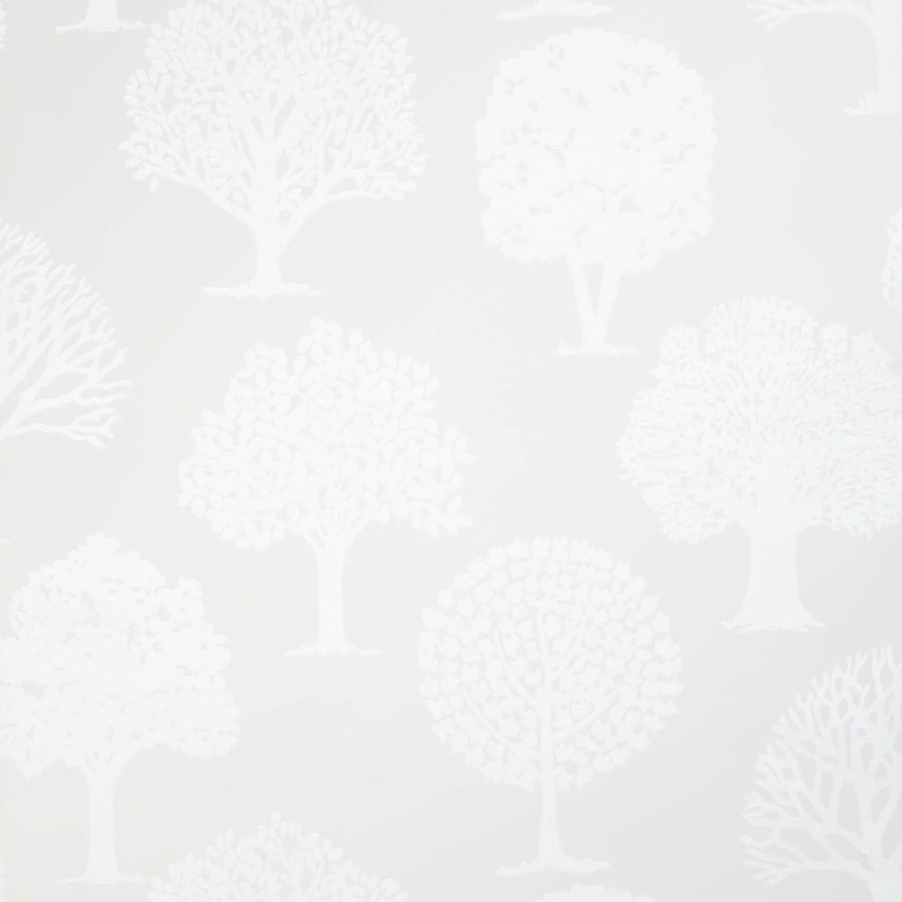 Thibaut T35106 RUSSELL SQUARE Pearl on White Wallpaper