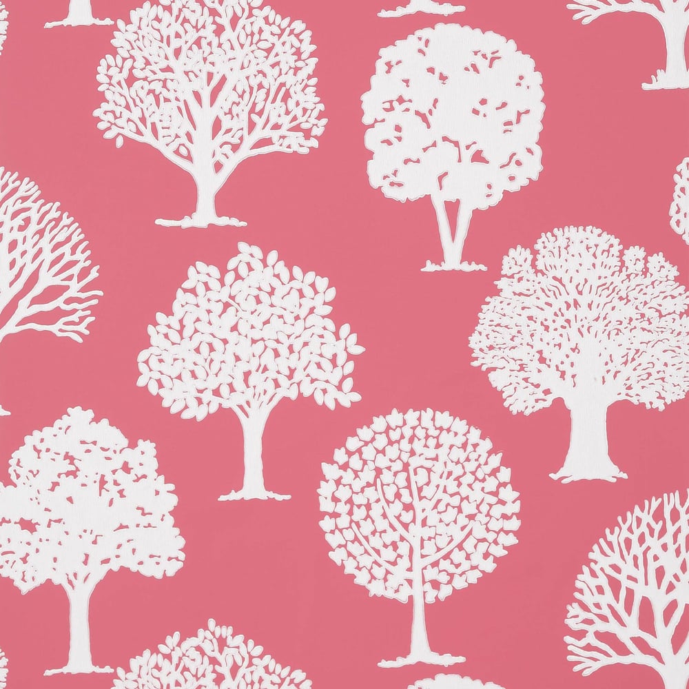 Thibaut T35111 RUSSELL SQUARE Raspberry Wallpaper