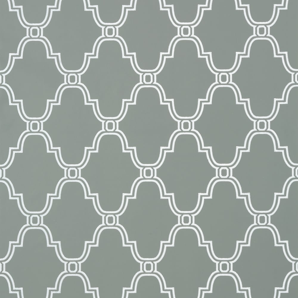 Thibaut T35123 STANBURY TRELLIS Charcoal Wallpaper