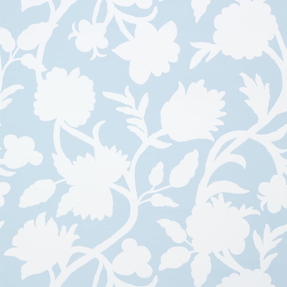 Thibaut T35136 CABRERA Blue Wallpaper