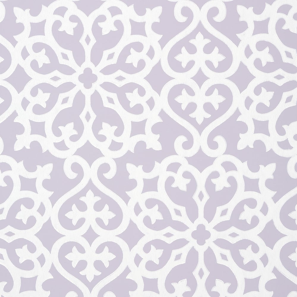 Thibaut T35180 ALLISON Lilac Wallpaper