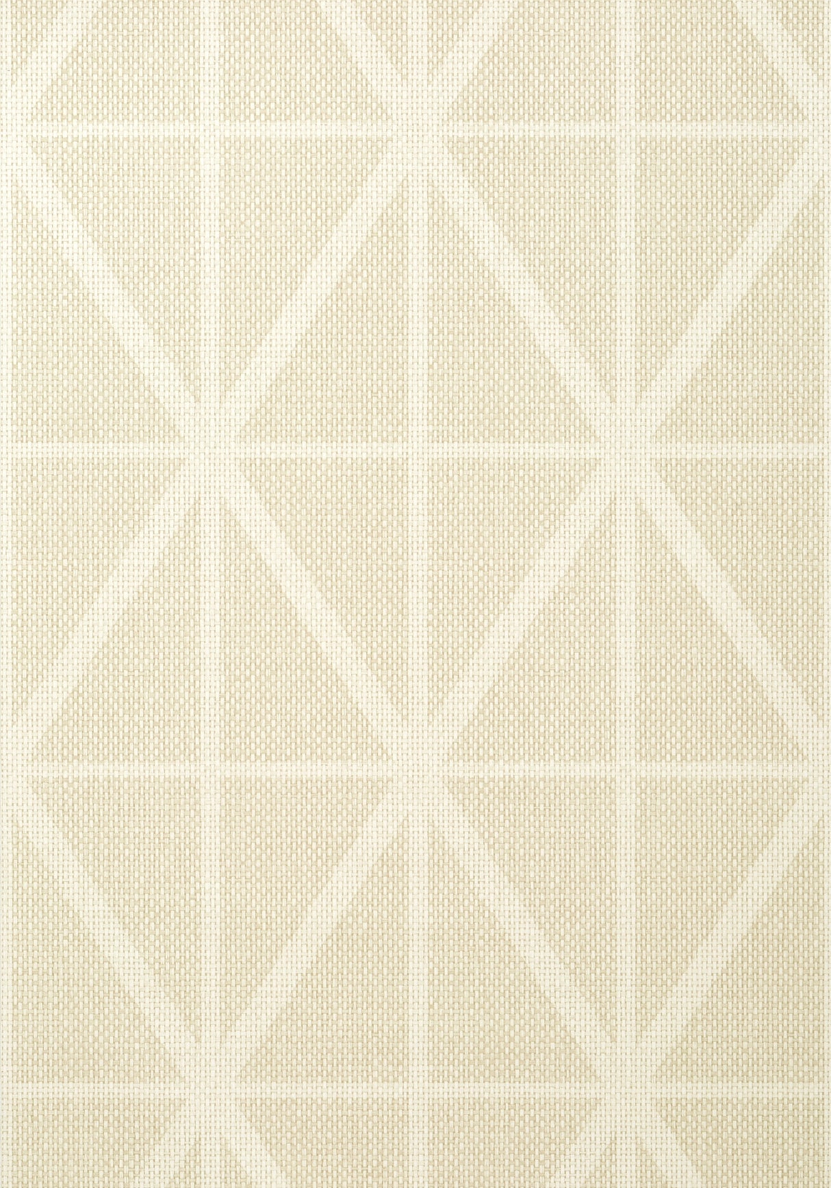 Thibaut T358 CAFE WEAVE TRELLIS Beige Wallpaper