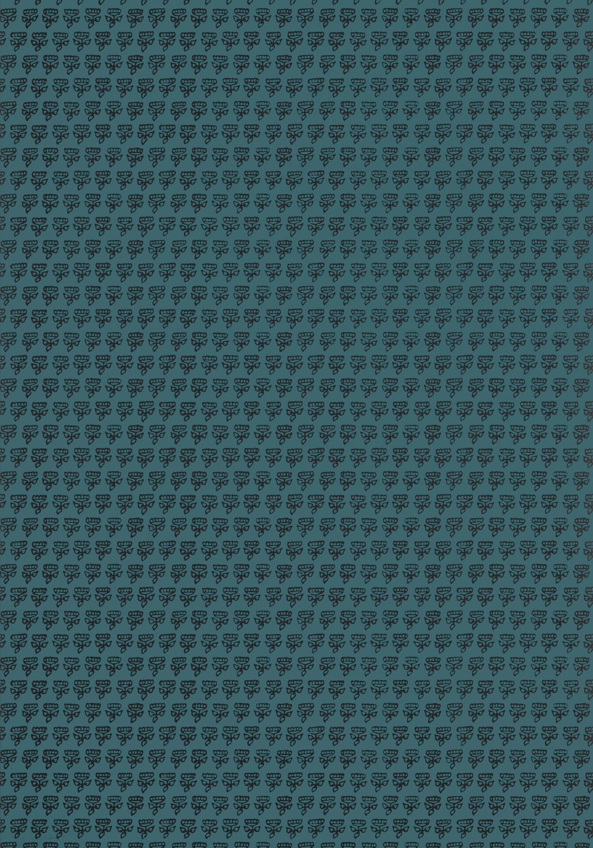 Thibaut T36443 MIMI Teal Wallpaper