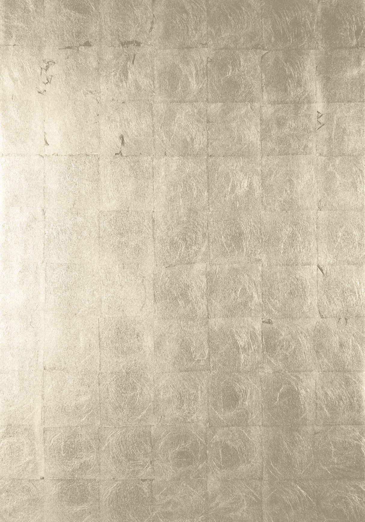 Thibaut T41012 METAL LEAF Metallic Pewter Wallpaper