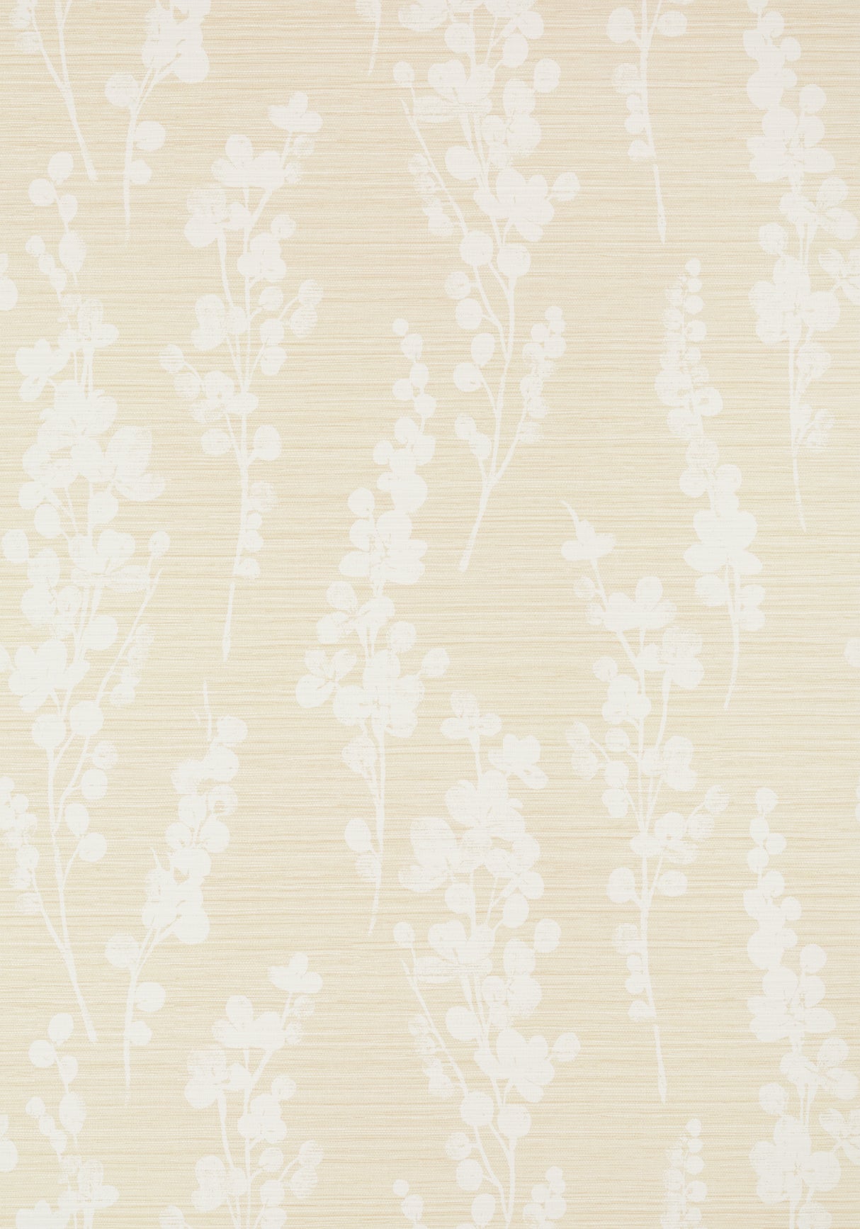 Thibaut T41048 SPRING BLOOMS Beige Wallpaper