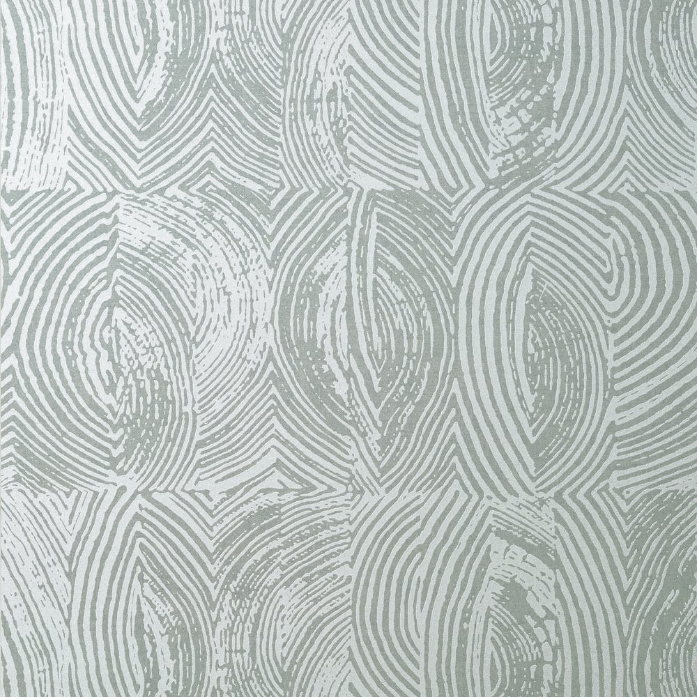 Thibaut T413 VOLAR Metallic Silver on Smoke Wallpaper